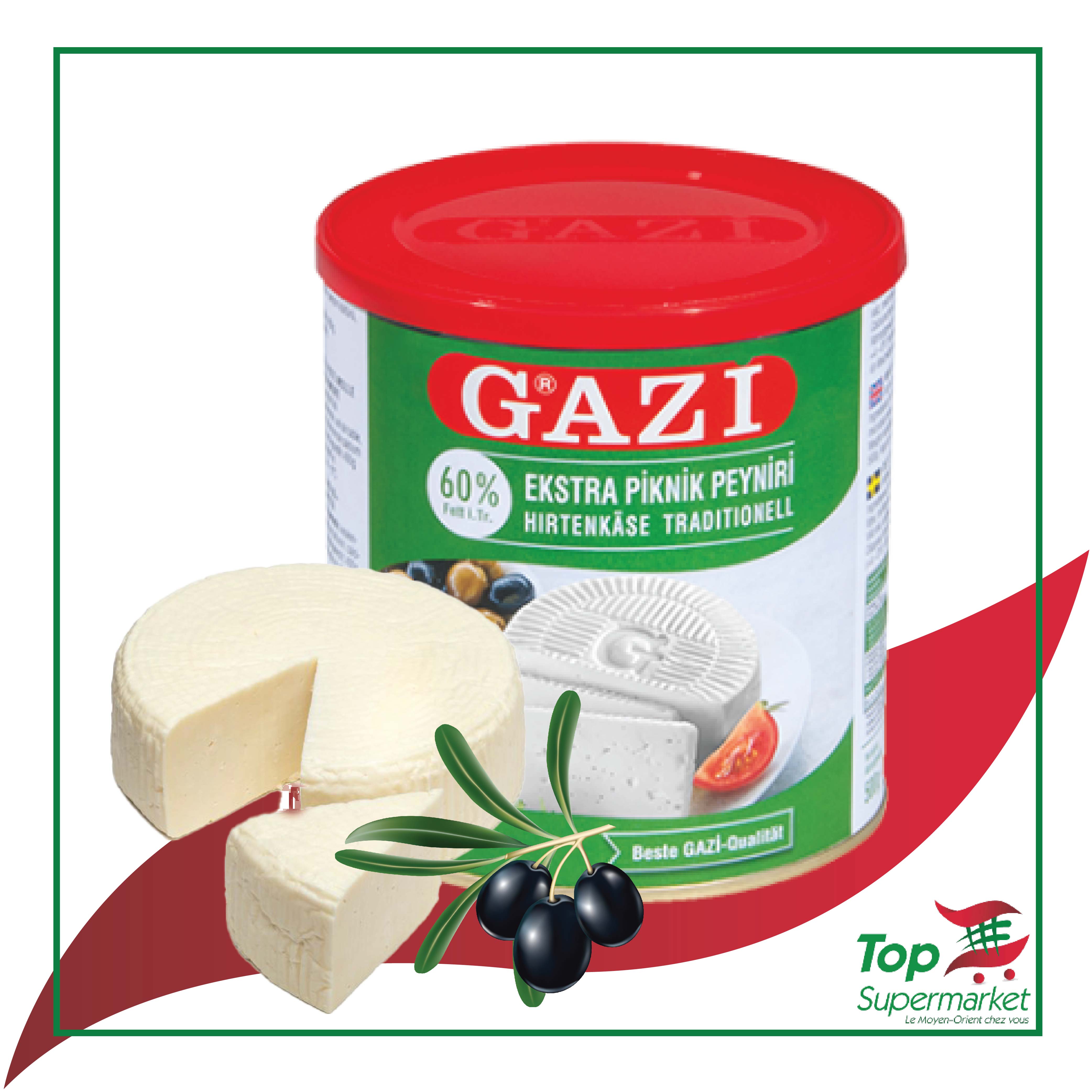 Gazi Fromage 60% 500gr